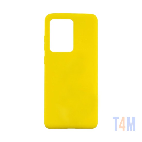 Capa de Silicone para Samsung Galaxy Note 20 Plus Amarelo